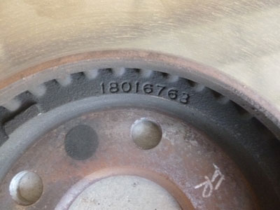 1995 Chevy Camaro - Front Disc Brakes Rotors Vented (Pair)6